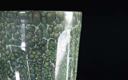 【世界でグランプリ受賞】有田焼 大理石のような質感 ロックカップ 麟 Lin Marble Old Ivy 1個【金照堂】ロックグラス ウイスキーグラス 焼酎グラス 酒器 アイビー グリーン 緑 ギフ