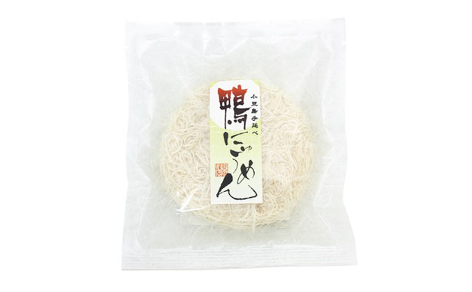 にゅうめん 鴨 即席 手延べ 小豆島 8袋入り 100g × 8袋 めん60g 鴨つゆ そうめん 手延べそうめん ノンフライ 3分 電子レンジ 簡単調理 コクのある 味わい深い コシ モチモチ 夜食 麺 麺類 めん 素麺 銀四郎 箱入り ギフト 贈答用 香川 香川県 土庄町