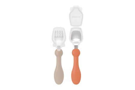 【ふるなび限定】フォーク&スプーンプチ カバー付 テラコッタ FN-Limited