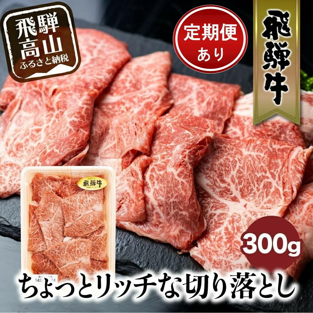 飛騨牛 切り落とし 300g みすじ ウデ すき焼き しゃぶしゃぶ 希少部位 和牛 国産牛 ブランド牛 冷凍 飛騨高山 飛騨牛のこもり TR3450