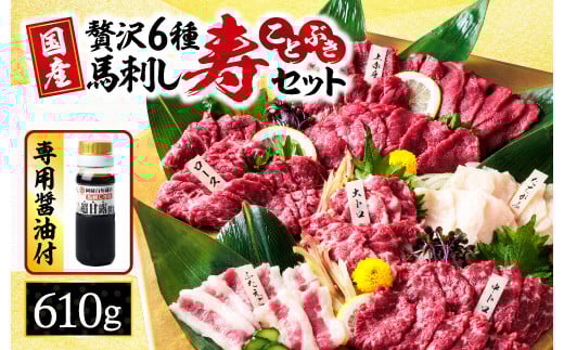 
            最高級 馬刺し 「 寿セット 」 約610g | 肉 にく お肉 おにく 馬 馬肉 馬刺 国産 大トロ 中トロ 赤身 たてがみ ふたえご 馬ロース セット 熊本県 玉名市
          