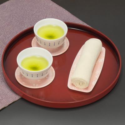 ふるさと納税 和歌山市 友禅和紙 コースター 桜 流水紋 5枚セット 食洗機対応のおしゃれな和風コースター |  | 02