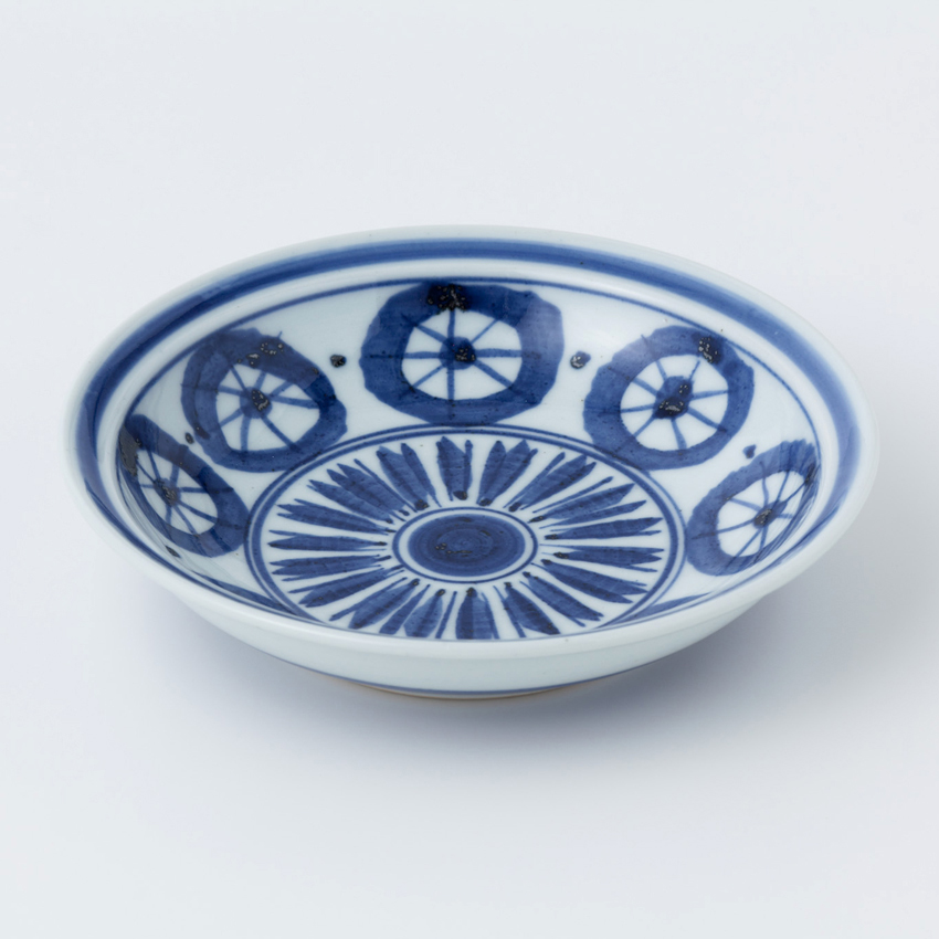 伊万里陶苑　新丸文深皿 H967