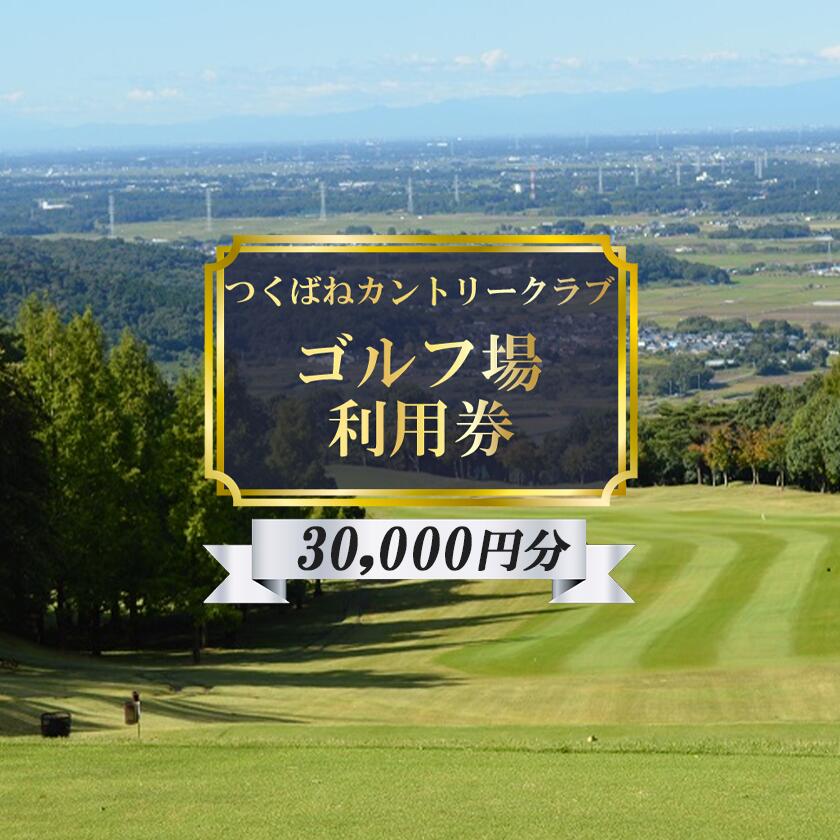 【ふるさと納税】つくばねカントリークラブ ご利用券 30,000円分 | 茨城県 つくば市 ゴルフ ゴルフ場 ゴルフチケット ゴルフ場チケット チケット プレー プレーチケット プレー券 利用券 ゴルフ利用券 ゴルフ場利用券 父の日 関東