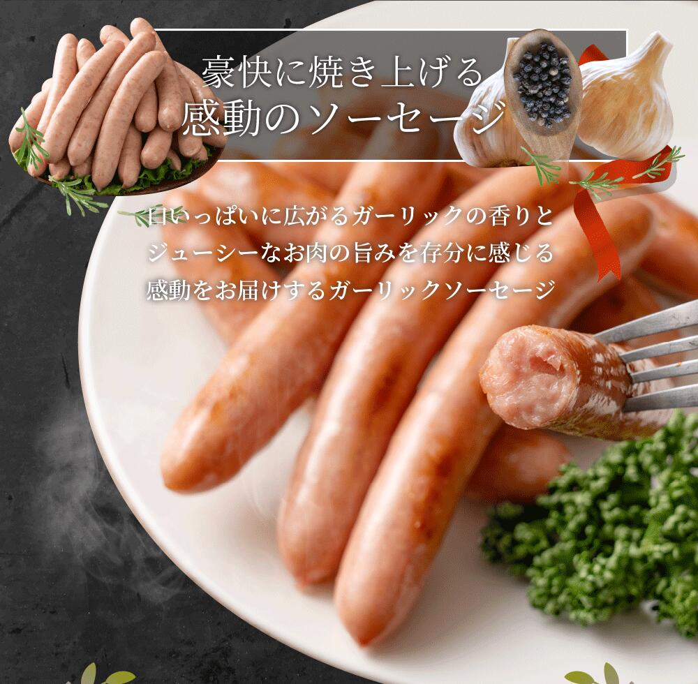【ふるさと納税】ガーリック薫る ジューシー 粗挽き ウインナー ソーセージ 1.2kg  ソーセージ ウインナーソーセージ 詰合せ 詰め合わせ  お取り寄せ 御取り寄せ 秋 旬