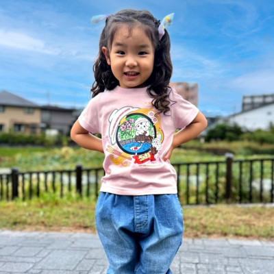 ふるさと納税 佐野市 佐野市 マンホールTシャツ(さのまる)キッズサイズ 90サイズ