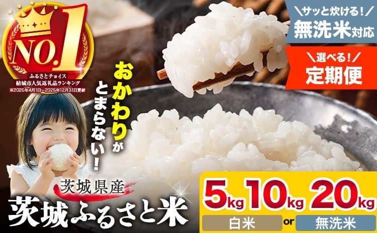 
                  米 茨城 ふるさと米 定期便あり 選べる 白米 無洗米 5kg 10kg 20kg 2ヶ月定期便 3ヶ月定期便 6ヶ月定期便 9ヶ月定期便 12ヶ月定期便 茨城県 結城市 米 国産 お米 おこめ お弁当 おにぎり
                