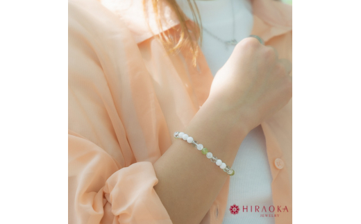 ご縁結びパワーストーンブレスレット(縁結び01)･6mm玉 (19.2cm)