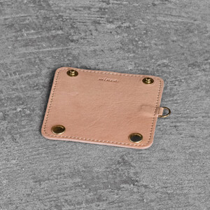 栃木レザー使用｜バッグの本革持ち手カバー 2個セット｜Handle cover｜チョコ｜minca（全7色）