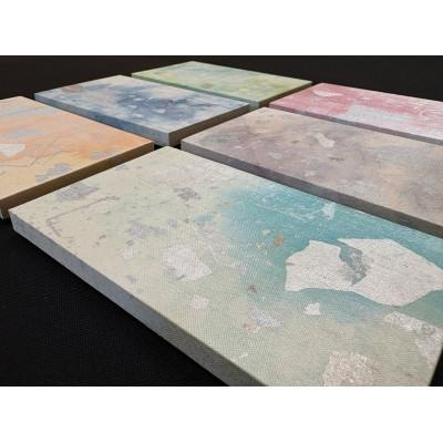 ふるさと納税 中野市 箔アートプレート　小サイズ6枚選-1 |  | 01