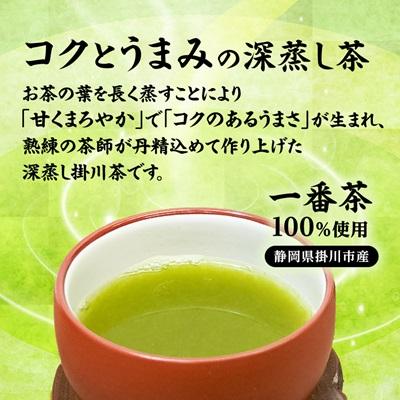 ふるさと納税 掛川市 【新茶先行受付】【訳あり】深蒸し掛川茶100g×10袋(計1kg) 訳ありは袋だけ!静岡が誇る日本茶 |  | 01