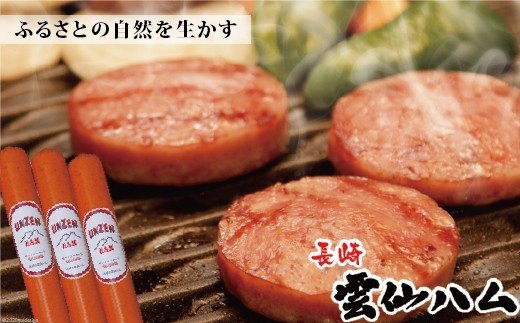 ED191 雲仙ハム ソーセージ小 300g×3本【絶品 人気 ウインナー ソーセージ おつまみ ギフト 肉 お弁当 おかず 小分け 便利 国産 豚肉 BBQ お歳暮 お中元 長崎県 島原市】