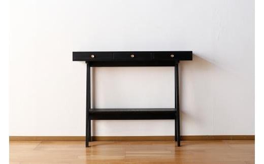 【PAUSE コンソールハイ スミイロ】★コンパクトながらも収納を兼ね備えたコンソールテーブル 日本の伝統色で仕上げた塗装はインテリアのアクセントとして、お部屋を素敵な空間に演出します