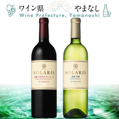 ふるさと納税 山梨県 マンズワイン ソラリス 甲州&amp;ベーリーA 2本セット