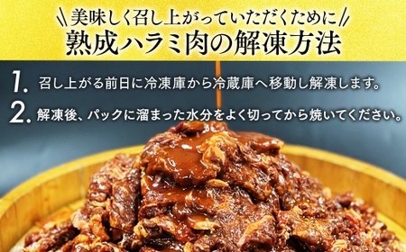 「50年の技が光る」老舗焼肉店の秘伝のタレに漬け込んだハラミ350g4パック　総量1.4k【配送不可地域：離島】【1150431】