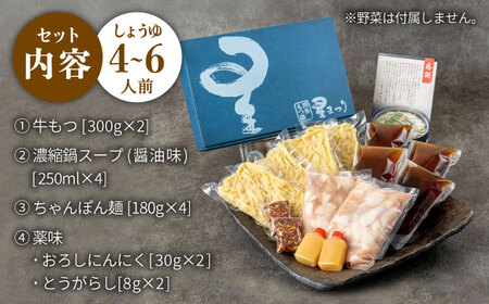 もつ鍋 醤油味 4-6人前 [ABDH001] もつ鍋
