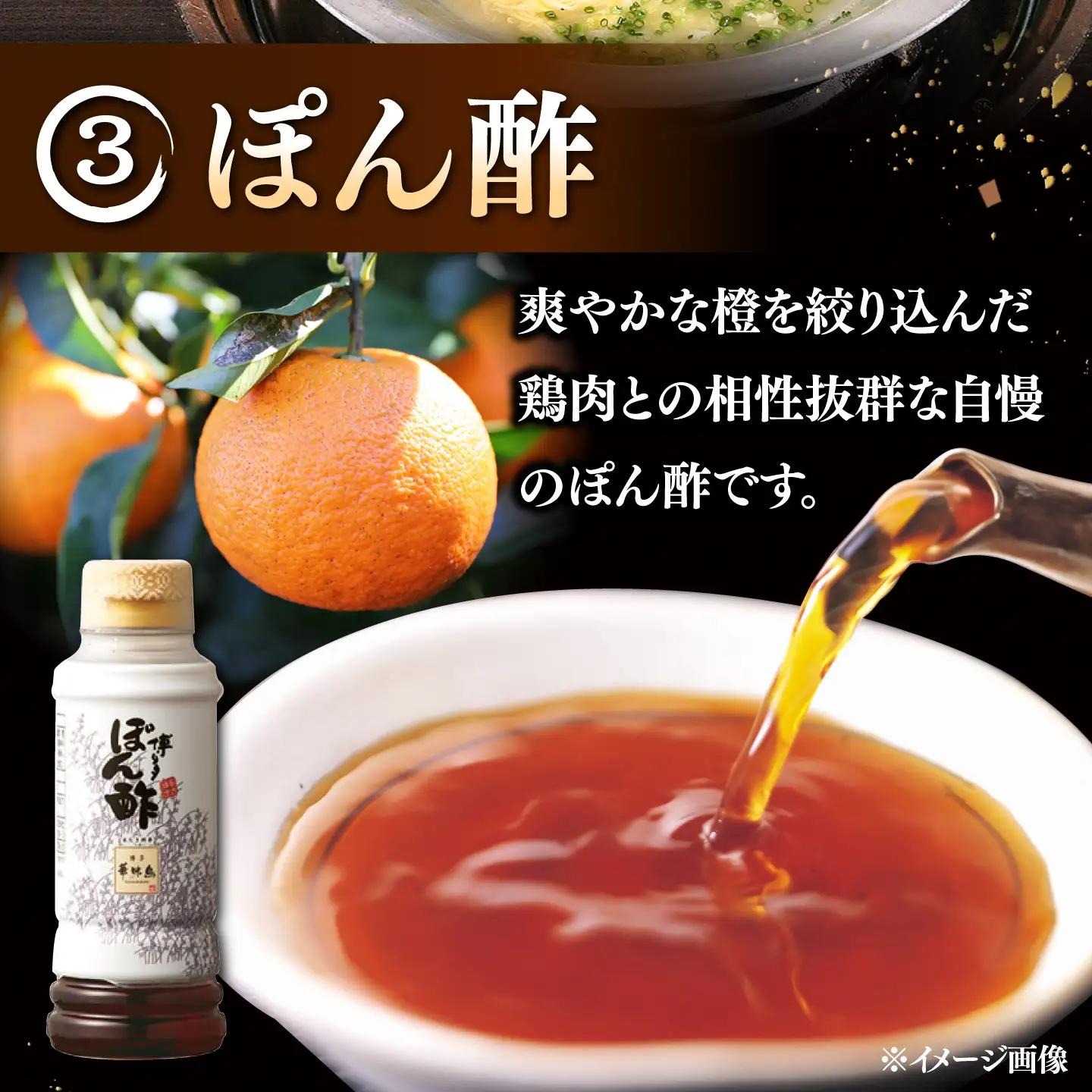 【全3回定期便】博多華味鳥 水炊き セット 3-4人前 （ぽん酢・柚胡椒付） 桂川町/トリゼンフーズ [ADBN004] 鶏 鍋 鍋セット お鍋 お取り寄せ 3人前 4人前 定期便