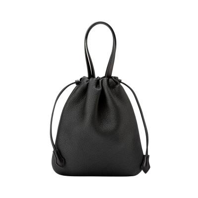 ふるさと納税 豊岡市 豊岡鞄 Supple KINCHAKU bag MEKB04 ブラック