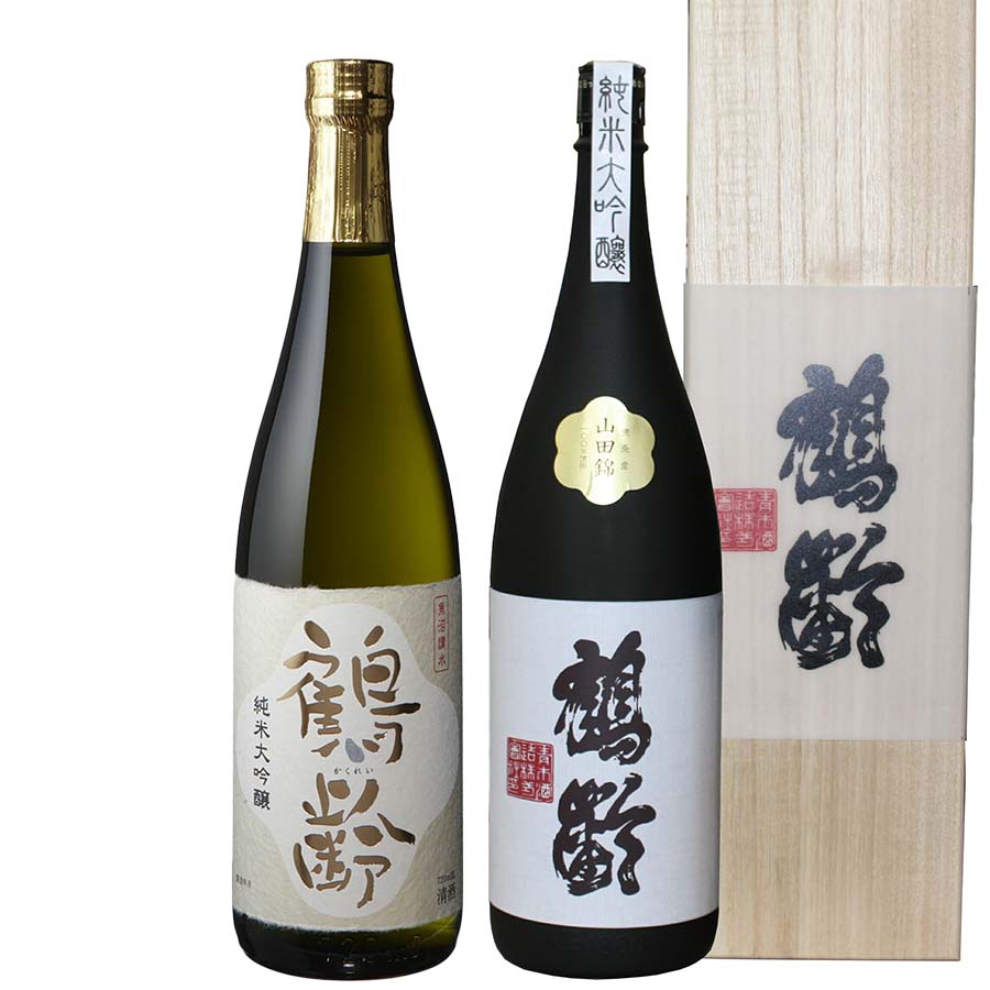 ＜青木酒造＞鶴齢 純米大吟醸飲み比べ2本セット