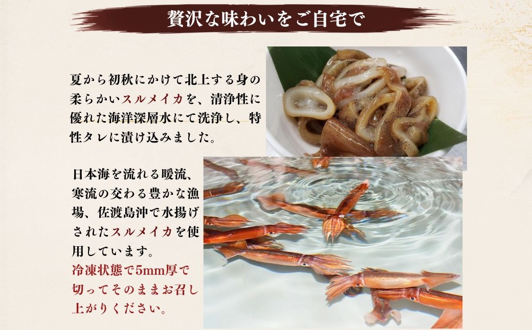 真いかの醤油漬け（4P）