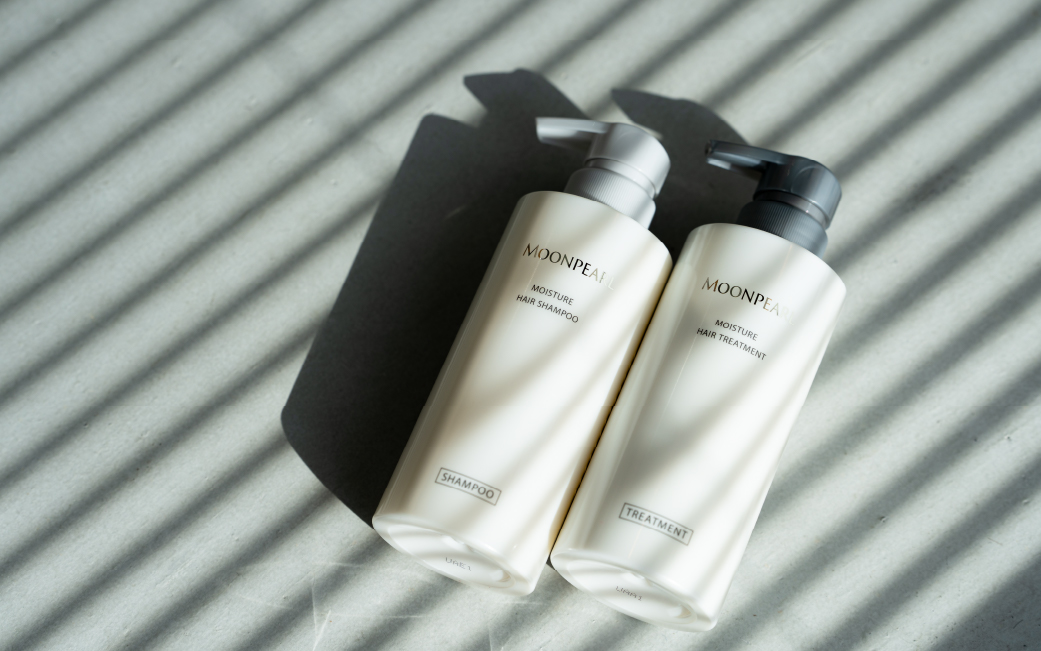 1529　ムーンパール　モイスチャー　ヘアケア 2点セット　ミキモトグループ 御木本製薬　シャンプー　トリートメント　伊勢志摩産真珠成分　伊勢志摩海藻成分　ノンシリコン　パラベンフリー　ホテルアメニテ