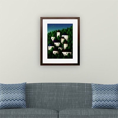 ＼京都・綾部の癒やし系作家/【絵画】　無邪気な憂鬱　額装サイズ526mmx412mm【1090801】