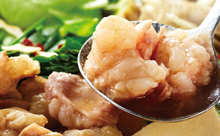 やまや 博多もつ鍋 あごだし醤油味 牛もつとスープのセット (4人前) 《豊前市》【(株)やまやコミュニケーションズ】もつ鍋 モツ 鍋 福岡[VEN019]