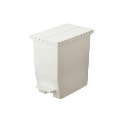 ふるさと納税 恵那市 コンパクト　低め　ペダルダストボックス　20リットル　ホワイト　1個