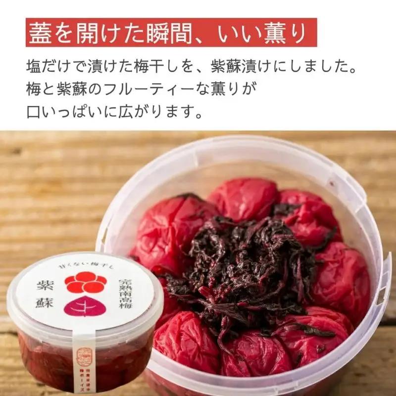 【お試し・無添加梅干し】梅干し（天日塩漬け、紫蘇漬け 各280g×1パック）、白梅酢(500mL)1本セット ／ 南高梅　umehkr008A【umehkr008A】
