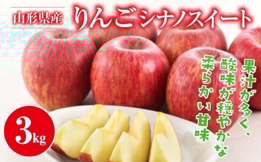 FYN9-946 ご家庭用 山形県産 りんご シナノスイート 約3kg 丸秀以上 2026年10月中旬から順次発送 林檎 りんご リンゴ 秋果実 果物 くだもの フルーツ 自宅用 産地直送 期間限定 山形県 西川町 月山