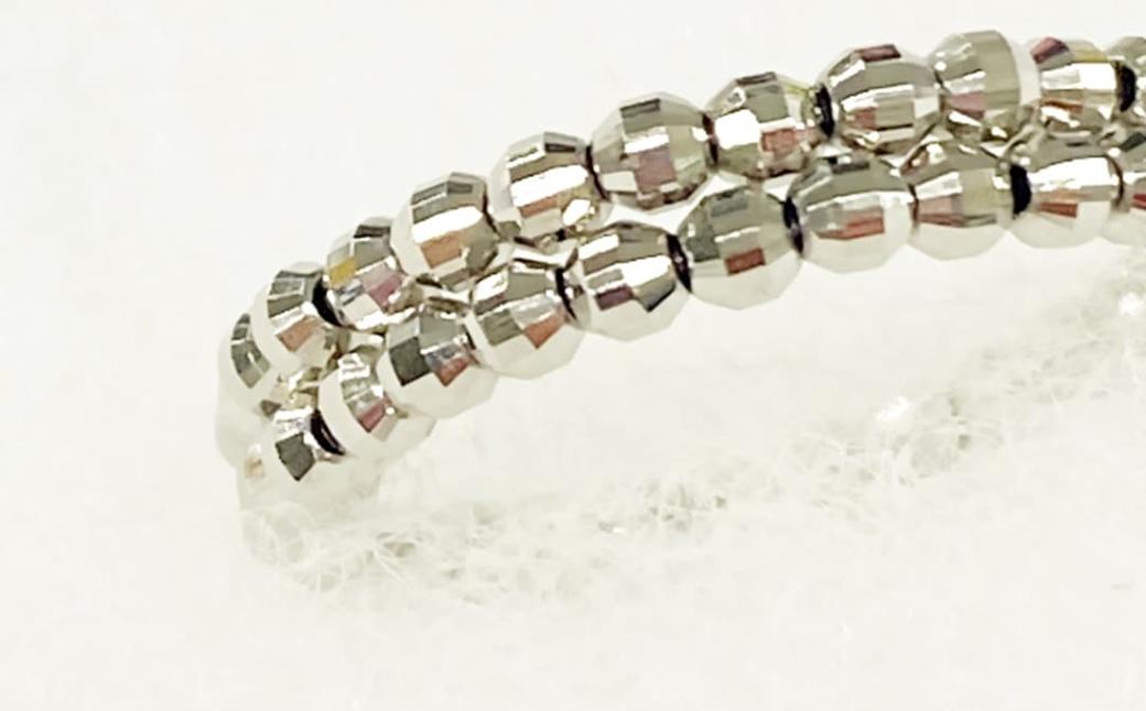純プラチナ ミラーボールフリーサイズリング 【 プラチナ 純プラチナ 貴金属 リング 指輪 高級 アクセサリー 高級アクセサリー 金属 ジュエリー 茨城県 つくば市 】