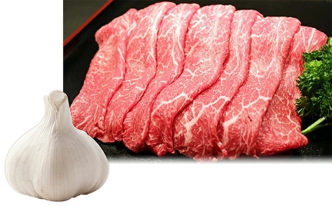 
                  田子牛･豚すき焼きセット 計460g(ニンニク付)
                