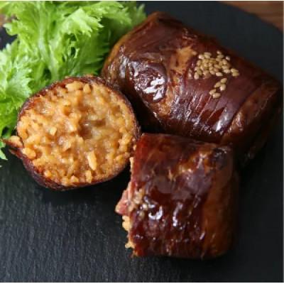 ふるさと納税 酒田市 【平田牧場】日本の米育ち◆金華豚　肉巻きおにぎり(10個入り) |  | 03