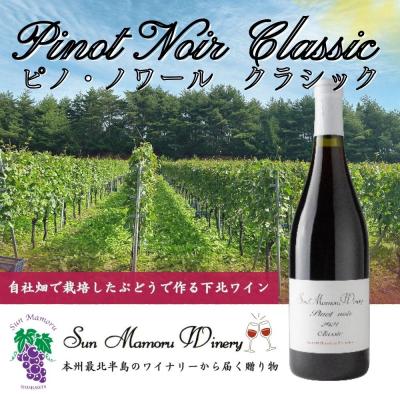 ふるさと納税 むつ市 ピノ・ノワール　クラシック　赤ワイン　むつ市　青森　サンマモルワイナリー　下北ワイン