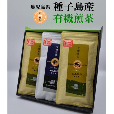 ふるさと納税 南種子町 鹿児島県種子島産　有機煎茶 3本セット【田上製茶】