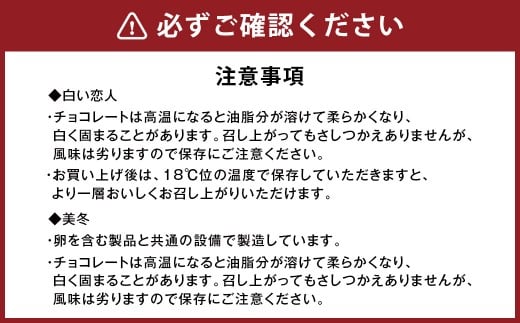 【1ヶ月毎2回定期便】【白い恋人＆美冬】ISHIYA オリジナルセット1