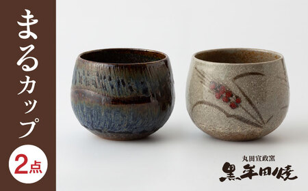 丸田宣政窯 まるカップ 2個 [UBJ014] カップ