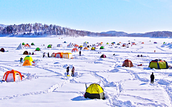 北海道朱鞠内 ワカサギ釣り回数券