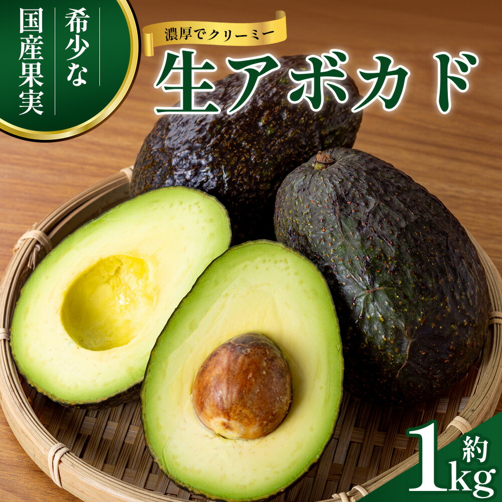 【ふるさと納税】【期間限定・数量限定】 2026年11月より順次発送予定 南大隅町産 生アボカド 約1kg （4品種から2種以上おまかせ）SG-2｜ 産地直送 国産 アボカド 新鮮 森のバター 鹿児島県産 本土最南端 ピンカートン モンロー ジャンボイス エッティンガー しげひさ農園