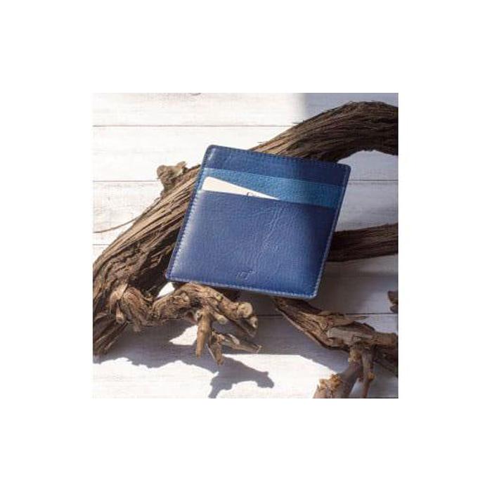 【ふるさと納税】本革 藍染め 10°(じゅうど）パスケースカードホルダー | 革 革製品 日本製 パスケース ギフト 贈答 プレゼント メンズ レディース かわ ケース 徳島 人気 おすすめ 送料無料