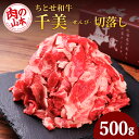 【ふるさと納税】 ちとせ和牛「千美」切落し 500g＜肉の山本＞北海道ふるさと納税 お肉 肉 にく ニク ふるさと納税肉 北海道 千歳市 ギフト 祝い お取り寄せ 牛肉 切落し【北海道千歳市】ギフト ふるさと納税