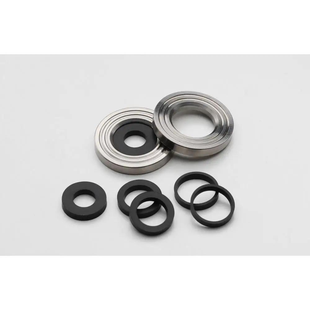 【AELLA】汎用品｜ハンドルバーエンド チタンカラー2枚セット [Φ22×3ｍｍ厚] AT-W0006A｜京都 バイクギア カスタムパーツ 人気ブランド ﾊﾞｲｸ