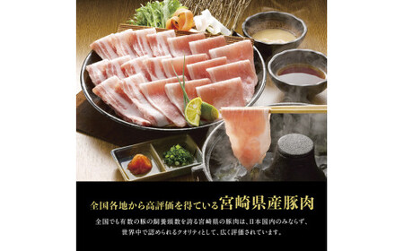 豚肉 【令和8年10月発送】宮崎県産豚 ロース しゃぶしゃぶ 2.5kg 小分け