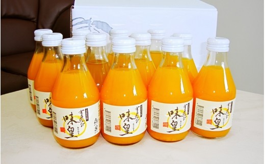 
                  有田みかんの味皇（あじおう）180ml×12本【kjk101A】
                