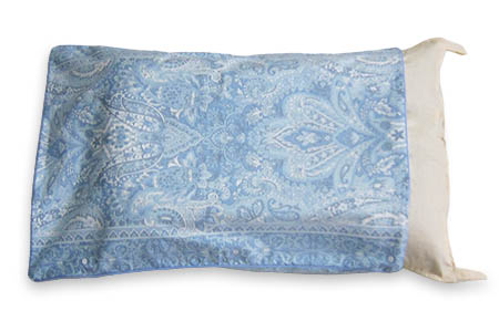 信州 そば枕・枕カバー ブルー2枚付き [2332]