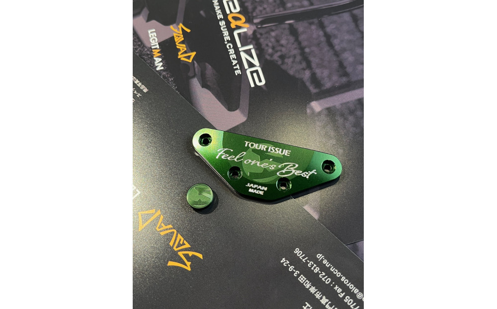 DRAG CS TOUR ISSUE ＜フェース部のスピンとソール部のアルミプレートのカラー：緑＞
