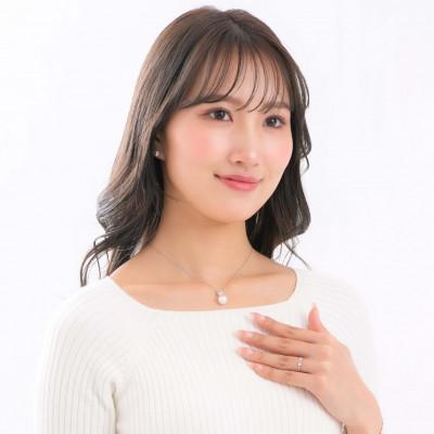 ふるさと納税 神戸市 【月影】白蝶真珠(南洋真珠) ダイヤモンド K18 ホワイトゴールド ペンダントトップ |  | 02