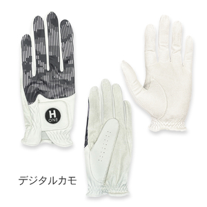ゴルフ用手袋（メンズ左手用）H-ONE Graphic (エイチ-ワン グラフィック) ゴルフグローブ ゴルフ用 メンズ 手袋 ハシセン UVカット  25cm/ペンキ