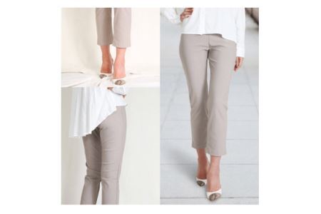 No.364 ミセスファッション福袋LLサイズ日本製婦人ボトムパンツサンプル含む3点