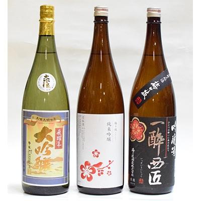 ふるさと納税 佐世保市 大吟醸・純米吟醸・吟醸酒の贅沢一升3本セット
